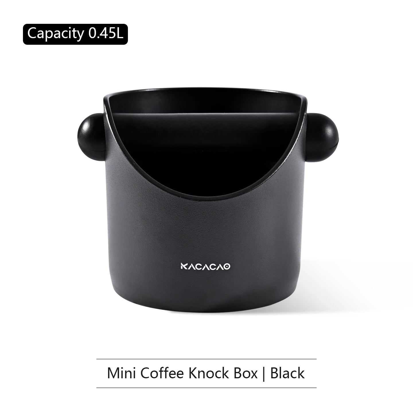KACACAO Coffee Knock Box Anti Slip Shock-absorbent Dump Coffee Grind Knock Espresso Grind Dump Waste Bin Cafe For Barista