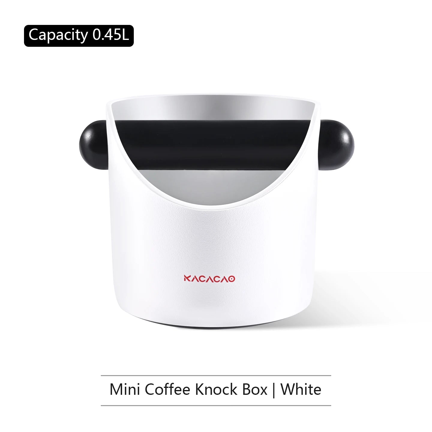 KACACAO Coffee Knock Box Anti Slip Shock-absorbent Dump Coffee Grind Knock Espresso Grind Dump Waste Bin Cafe For Barista