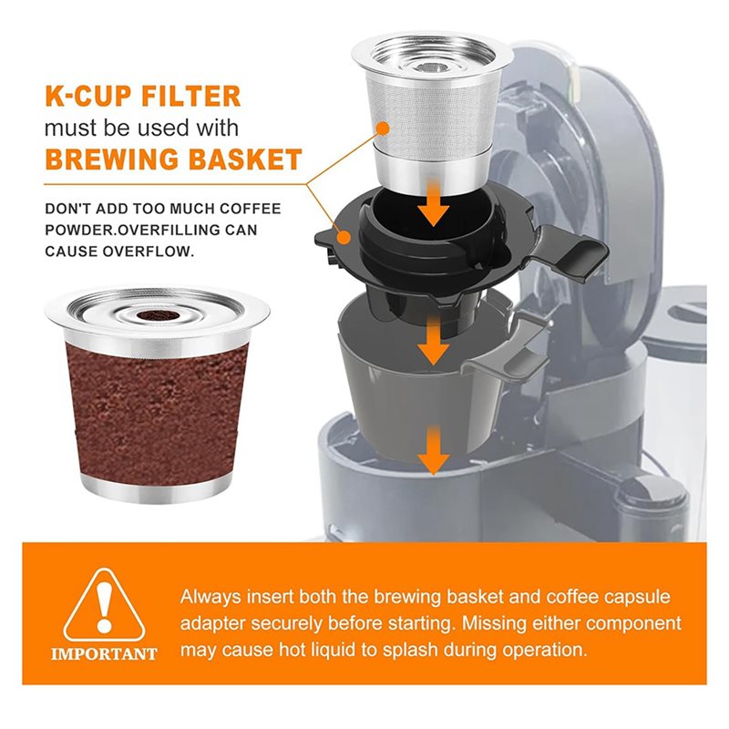 Reusable K-Cups for Ninja CFP101 & PB051 - Flash Sale!