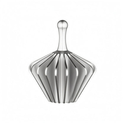Aluminum Alloy Coffee Strainer Paper Presser Dripper Tamper Ribbed Paper Press for Brewing Coffee