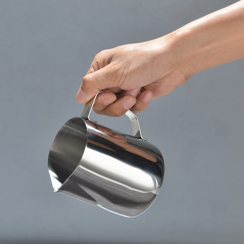 Milk Frother Jug: Stainless Steel Milk Frothing Pitcher - 100/350/600ml