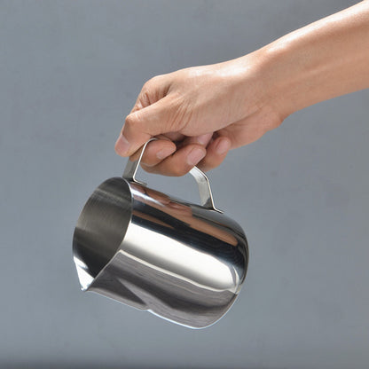Milk Frother Jug: Stainless Steel Milk Frothing Pitcher - 100/350/600ml