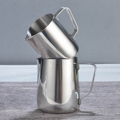 Milk Frother Jug: Stainless Steel Milk Frothing Pitcher - 100/350/600ml