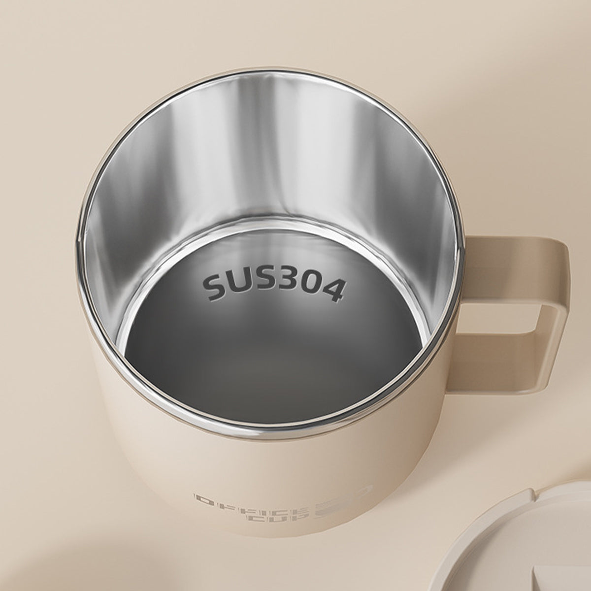 Double Wall Insulated Coffee Mug - Leak-Proof Steel Cup