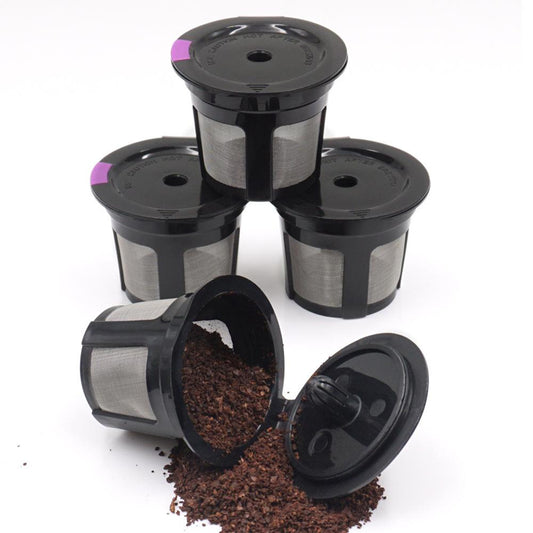 Black/Purple Reusable Coffee Filter - Eco-Friendly & Economical