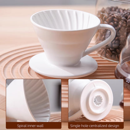 Coffee Pot Set: Hand Brew & Reusable Filter Cup