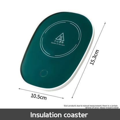 Electric Mug Warmer 55°C Coaster for Coffee & Tea