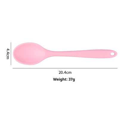 Silicone Spoons - Multicolored Nonstick Kitchen Tools