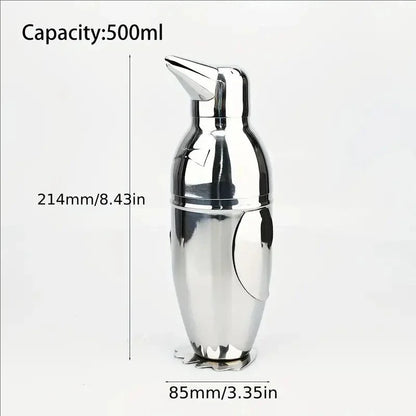 New Stainless Steel Cocktail Shaker Bartending Tools Bartender Kit Martini Shaker Drink Mixer Set Home Drinkware