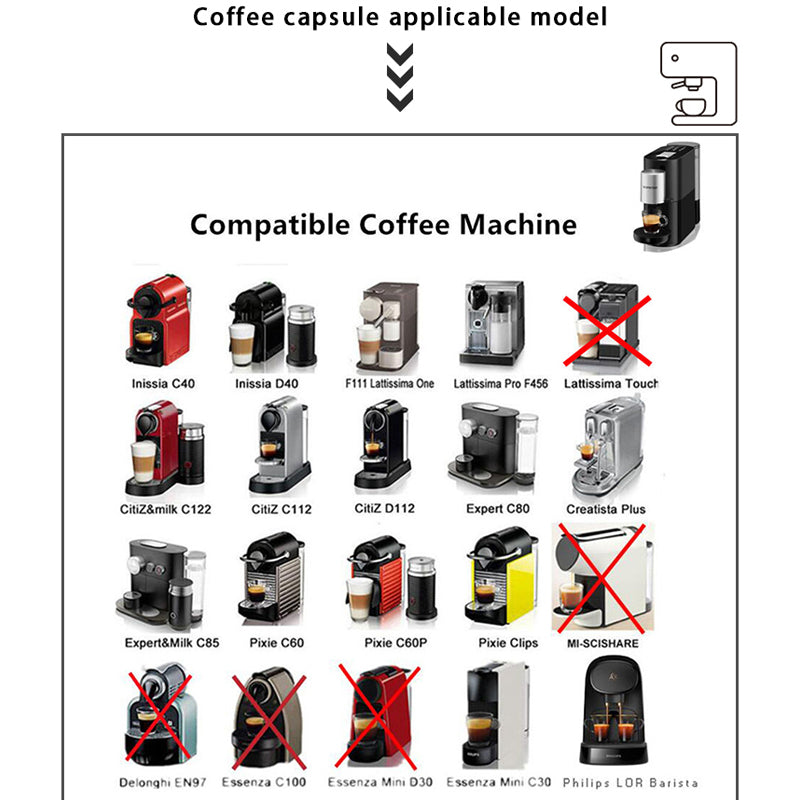 Reusable Nespresso Capsules 6PCS - Sustainable Coffee Solution