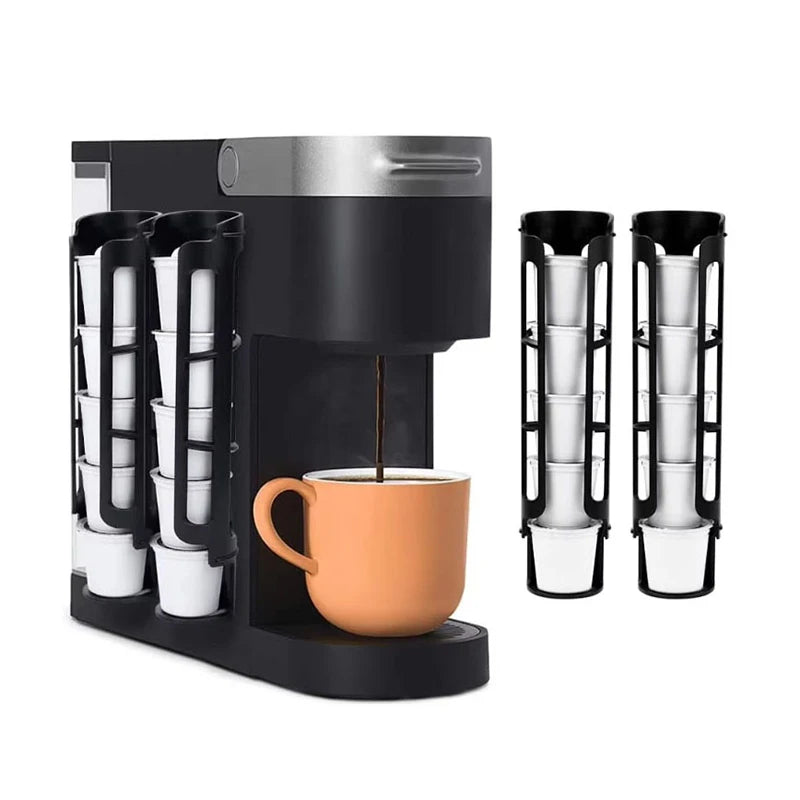 K Cup Holder: Coffee Pod Holder 2-Pack: Space-Saving K-Cup Organizer