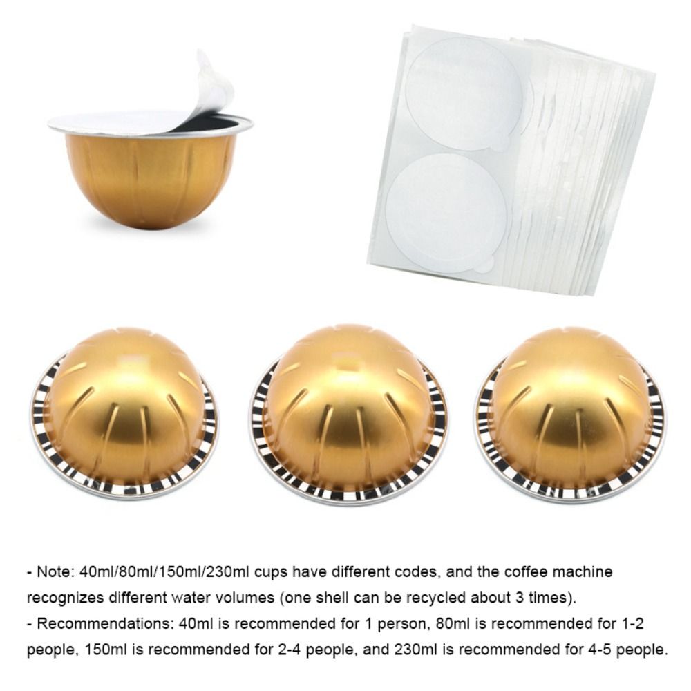 Reusable Coffee Pods for Vertuo Next - 4Pcs Set