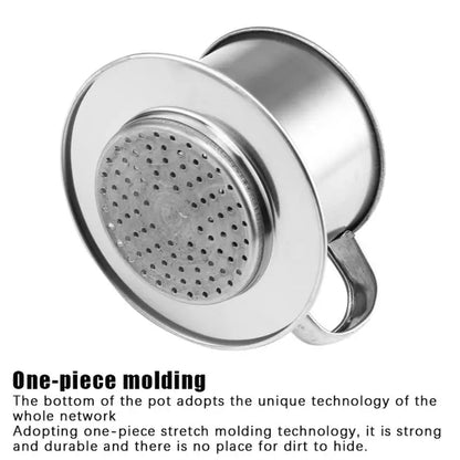 Stainless Steel Coffee Filter Infuse Cup Vietnamese Coffee Dripper Maker Pot Portable Coffee Drip Strainer Kitchen Tools 1PC.