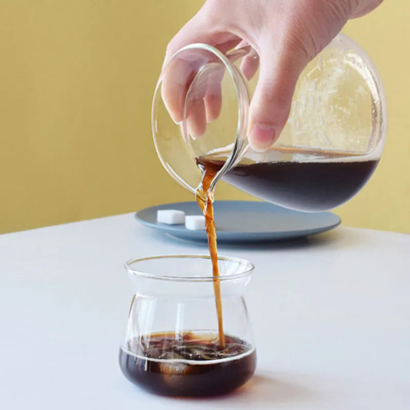 NEW 520ml Glass Coffee Pot,Coffee Carafe,200ml 275ml Coffee Server for Pour Over Coffee Maker Drip Coffee Set