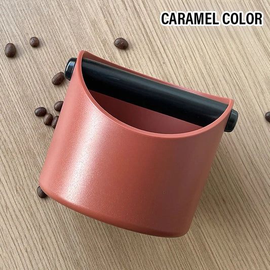 Shock-Absorbent Coffee Knock Box Anti-slip Espresso Dump Bin For Coffee Grounds with Removable Knock Bar Coffee Grind Waste Bin