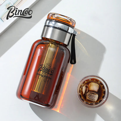 Bincoo Cold Brew Iced Coffee Maker Iced Coffee Maker Tea Infuser Airtight Cold Brew Pitcher Coffee Accessories Cold Brew System