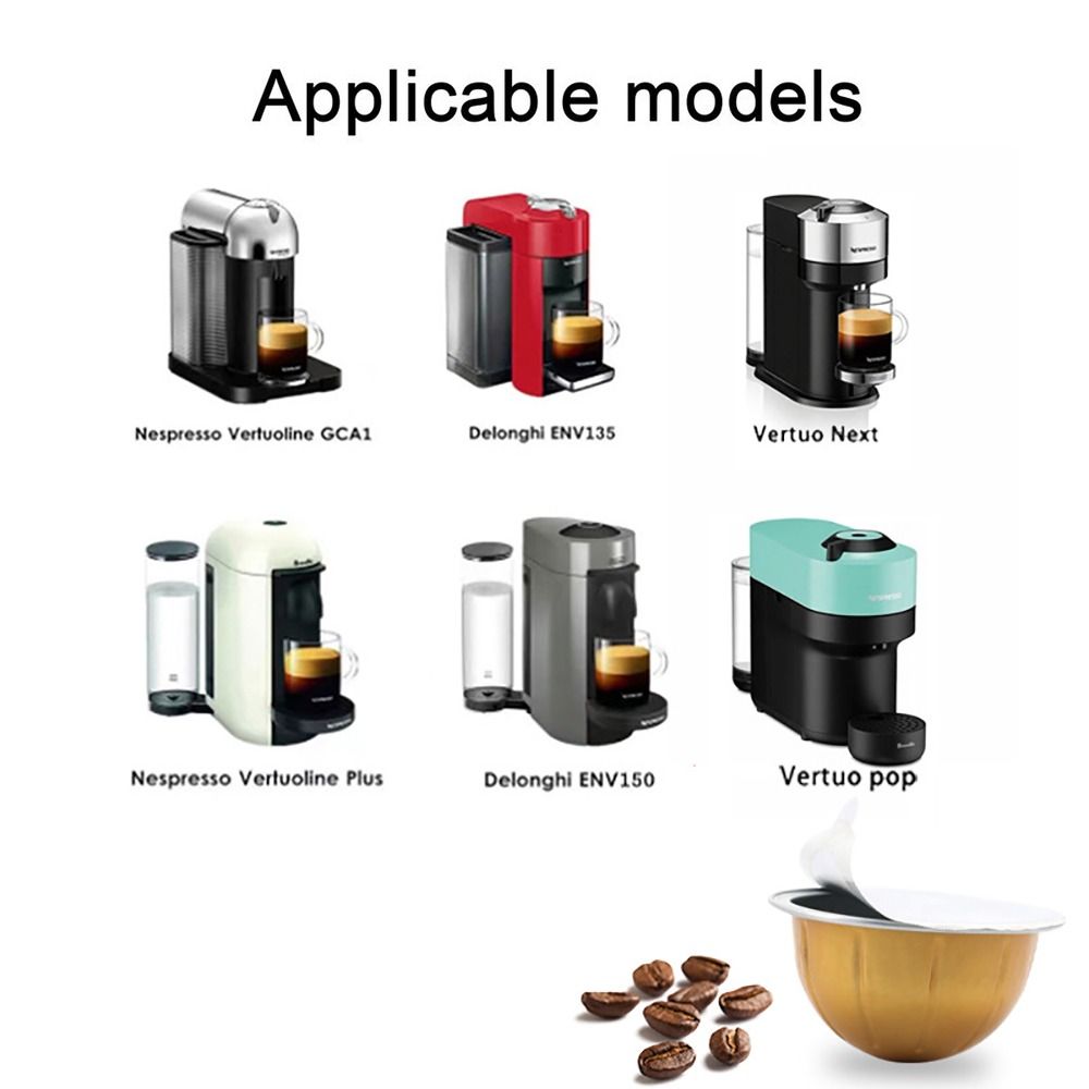 Reusable Coffee Pods for Vertuo Next - 4Pcs Set