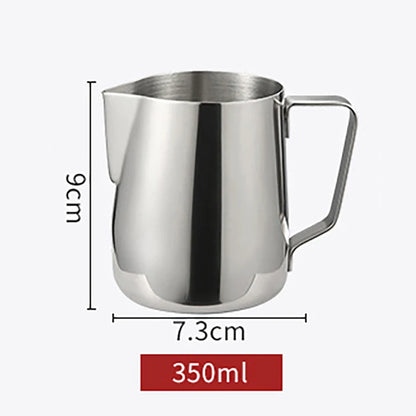 100ML-2000ML Stainless Steel Milk Frothing Pitcher Espresso Coffee Barista Craft Latte Cappuccino Cream Frothing Jug Pitcher