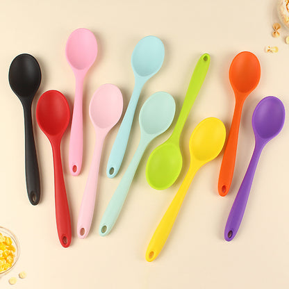 Silicone Spoons - Multicolored Nonstick Kitchen Tools