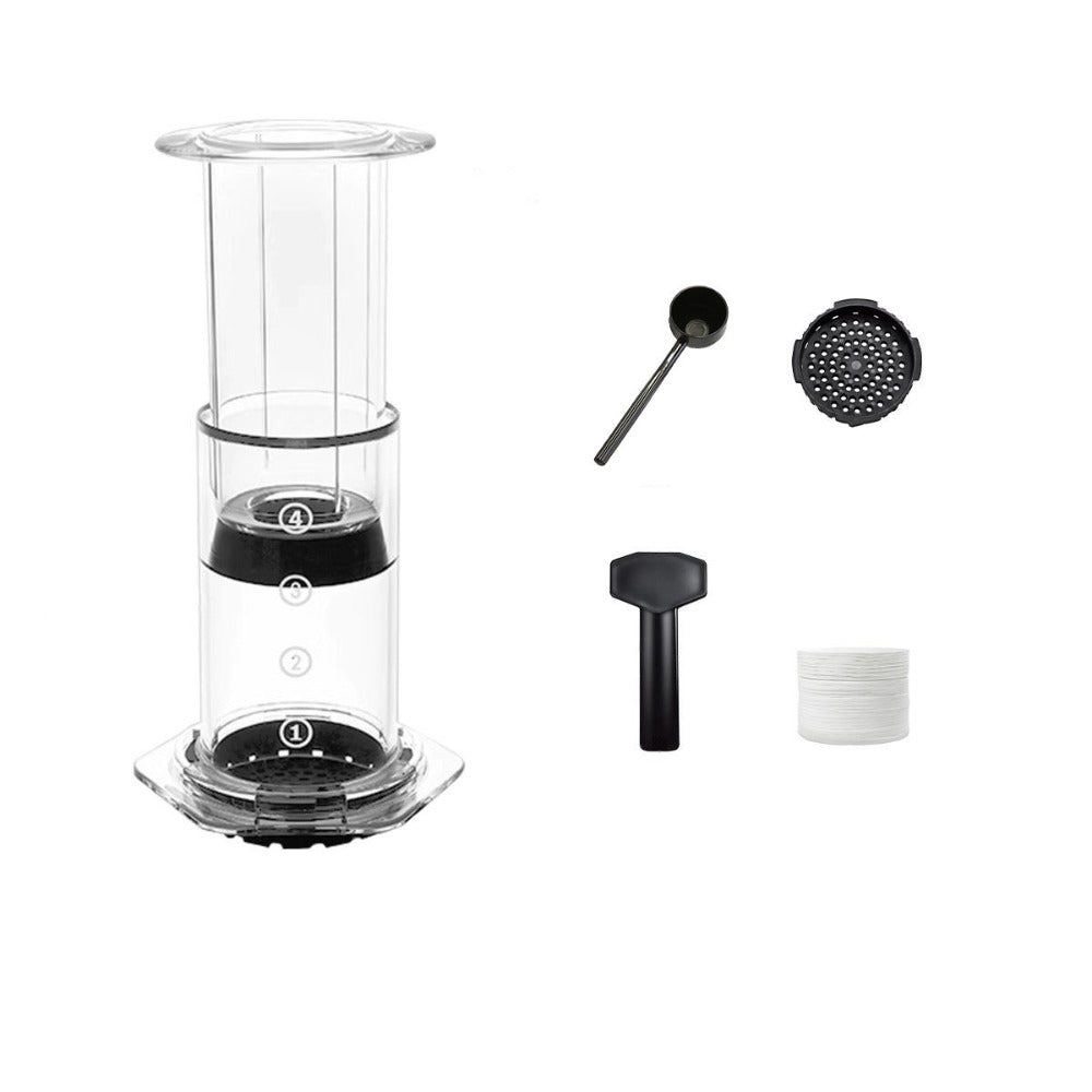 French Press Coffee Pot: Lightweight & Portable
