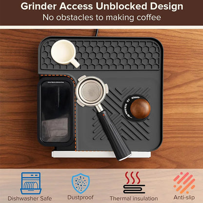 Anti-Slip Silicone Top Cover Mat for Ninja Luxe Cafe Accessories Dustproof Thermal Pad for ES601 ES701 Coffee Maker