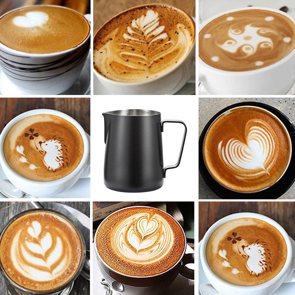 Milk Frother Jug - Espresso Steam Stainless Steel