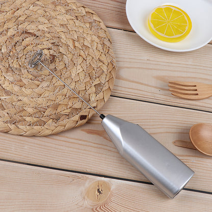 Milk Frother Handheld Battery Foam Maker Stainless Steel