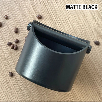 Shock-Absorbent Coffee Knock Box Anti-slip Espresso Dump Bin For Coffee Grounds with Removable Knock Bar Coffee Grind Waste Bin