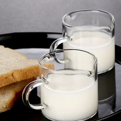 Glass Pitcher 80ml - Perfect for Milk, Coffee, Tea & Honey
