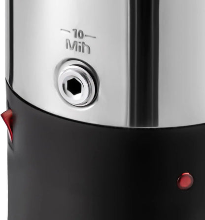 NEWEST 5.2L/1.4Gal 30 Cups Commercial Coffee Urn, 1000W Stainless Steel Commercial Coffee Maker Hot Beverage Dispenser with Percolator & Faucet for Home Party Office Wedding