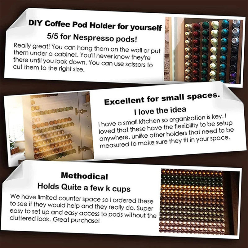 Coffee Pod Storage Rack for Dolce Gusto & Vertuoline