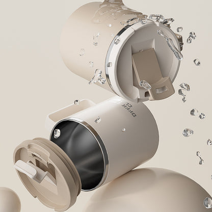 Double Wall Insulated Coffee Mug - Leak-Proof Steel Cup