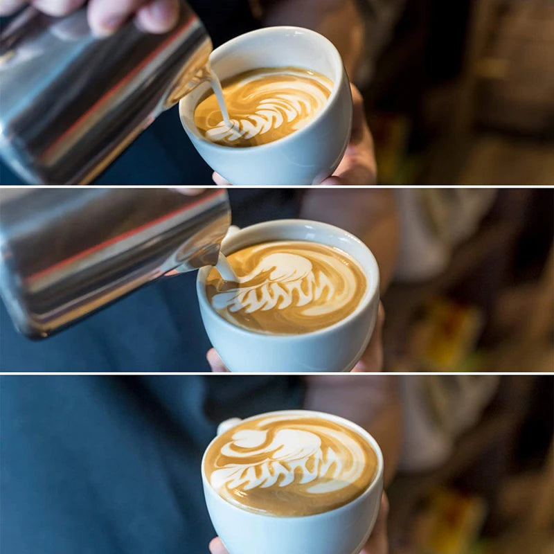 100ML-2000ML Stainless Steel Milk Frothing Pitcher Espresso Coffee Barista Craft Latte Cappuccino Cream Frothing Jug Pitcher