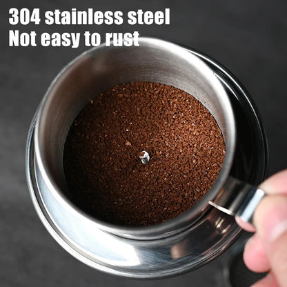Lightweight Vietnamese Coffee Filter Rustproof Stainless Steel 100ML Capacity Coffee Drip Filter Maker Slow-Drip Brew