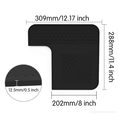Anti-Slip Silicone Top Cover Mat for Ninja Luxe Cafe Accessories Dustproof Thermal Pad for ES601 ES701 Coffee Maker