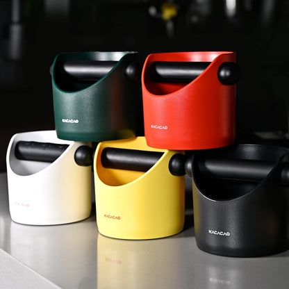 KACACAO Coffee Knock Box Anti Slip Shock-absorbent Dump Coffee Grind Knock Espresso Grind Dump Waste Bin Cafe For Barista