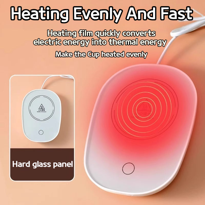 Electric Mug Warmer 55°C Coaster for Coffee & Tea