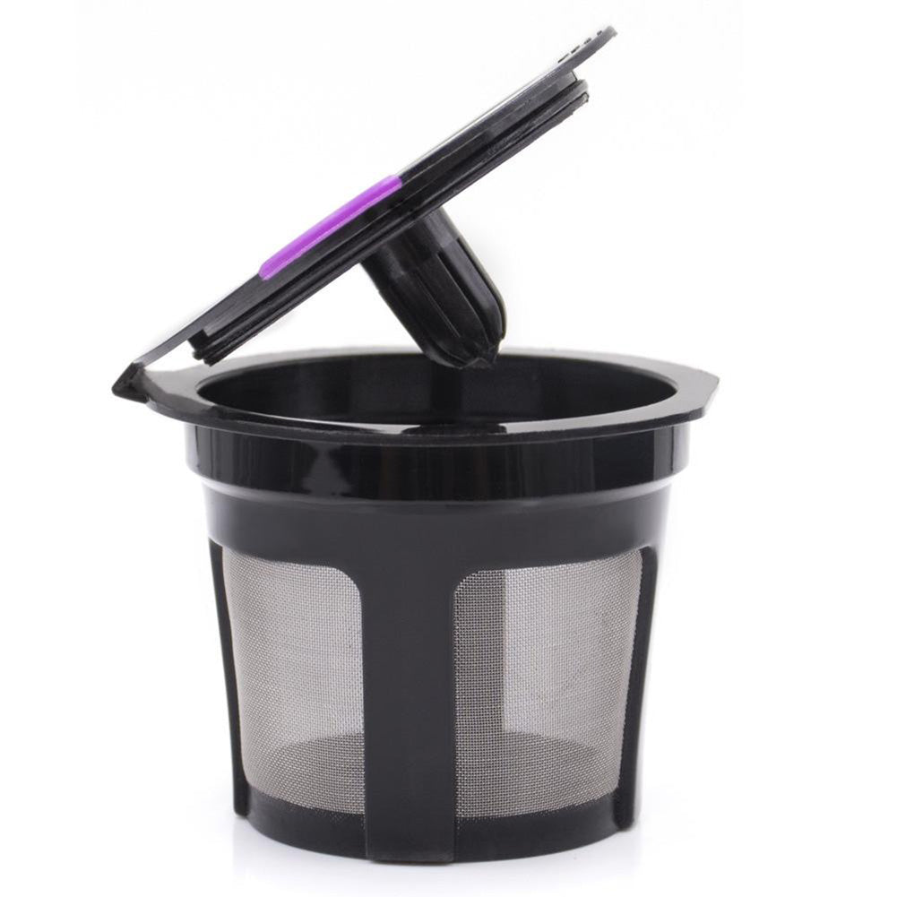 Black/Purple Reusable Coffee Filter - Eco-Friendly & Economical