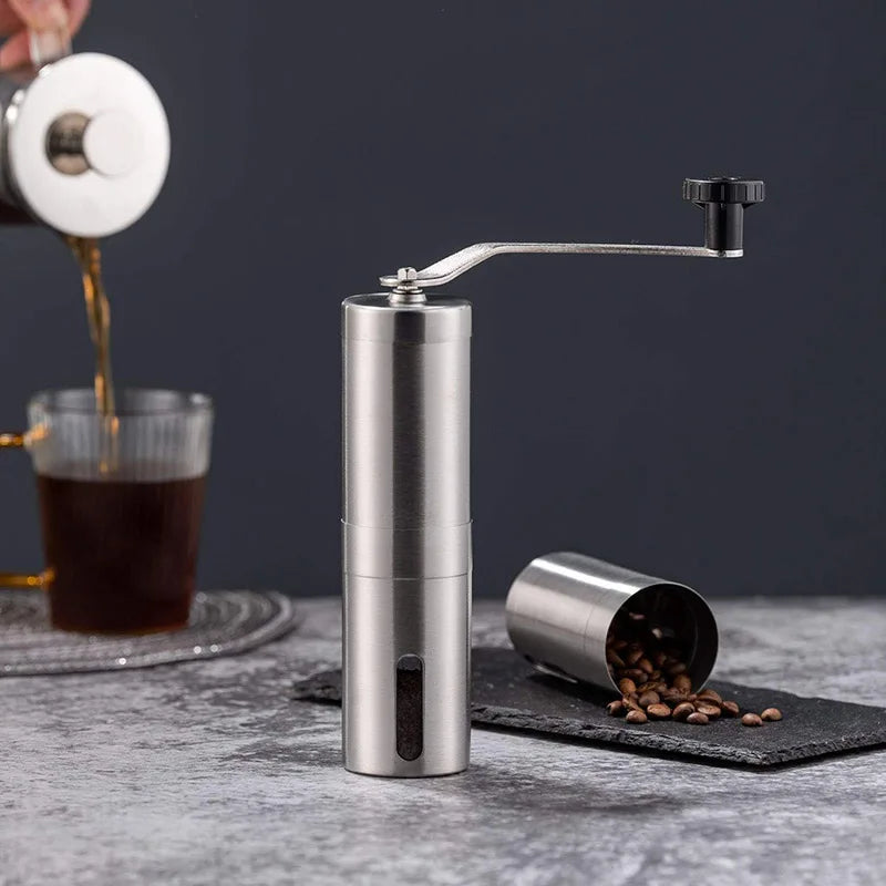 Manual Coffee Grinder Stainless Steel Burr 18 Settings