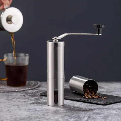 Manual Coffee Grinder Stainless Steel Burr 18 Settings
