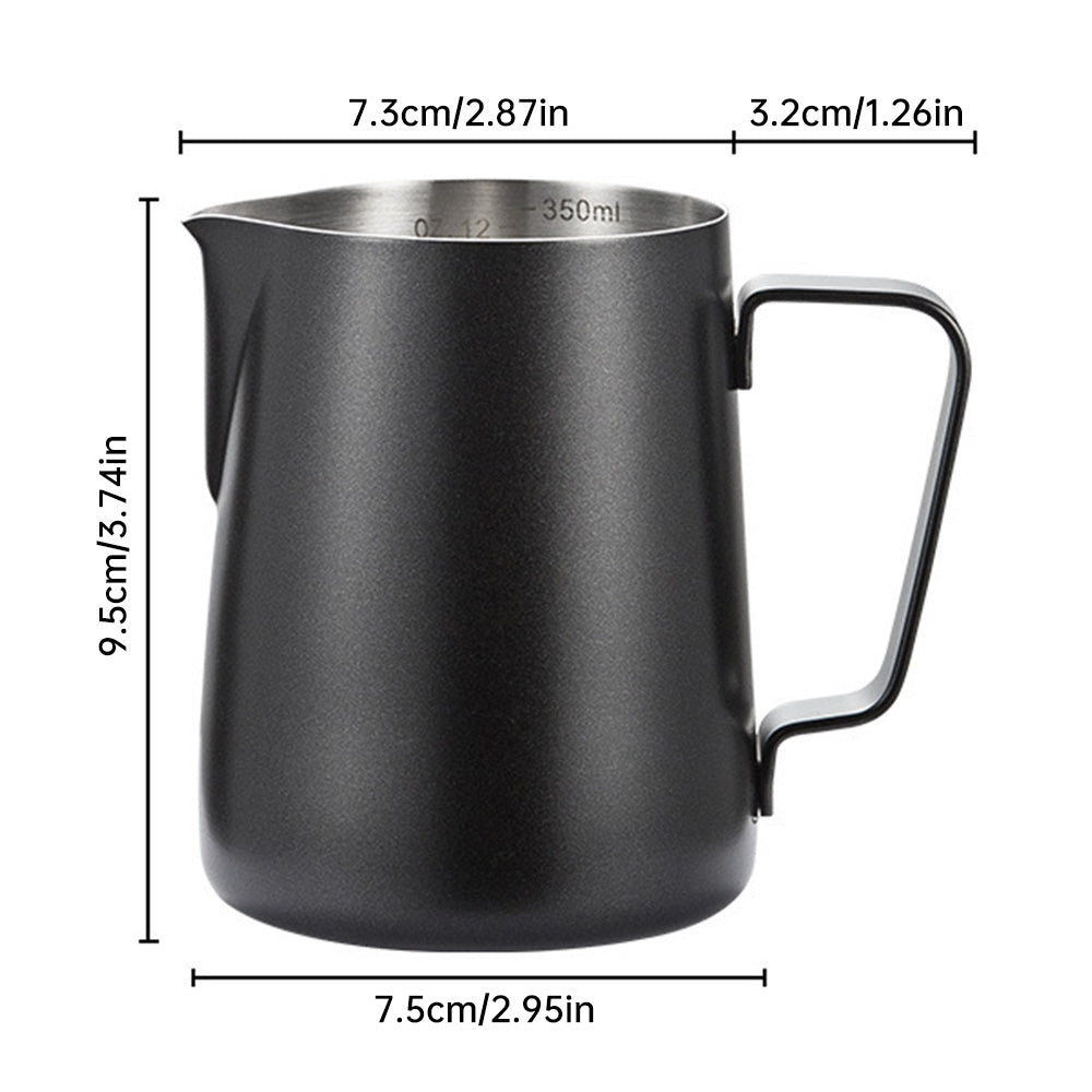 Milk Frother Jug - Espresso Steam Stainless Steel