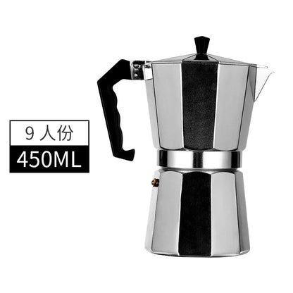 Espresso Moka Pot Coffee Maker - Alloy Percolator 300ml/450ml