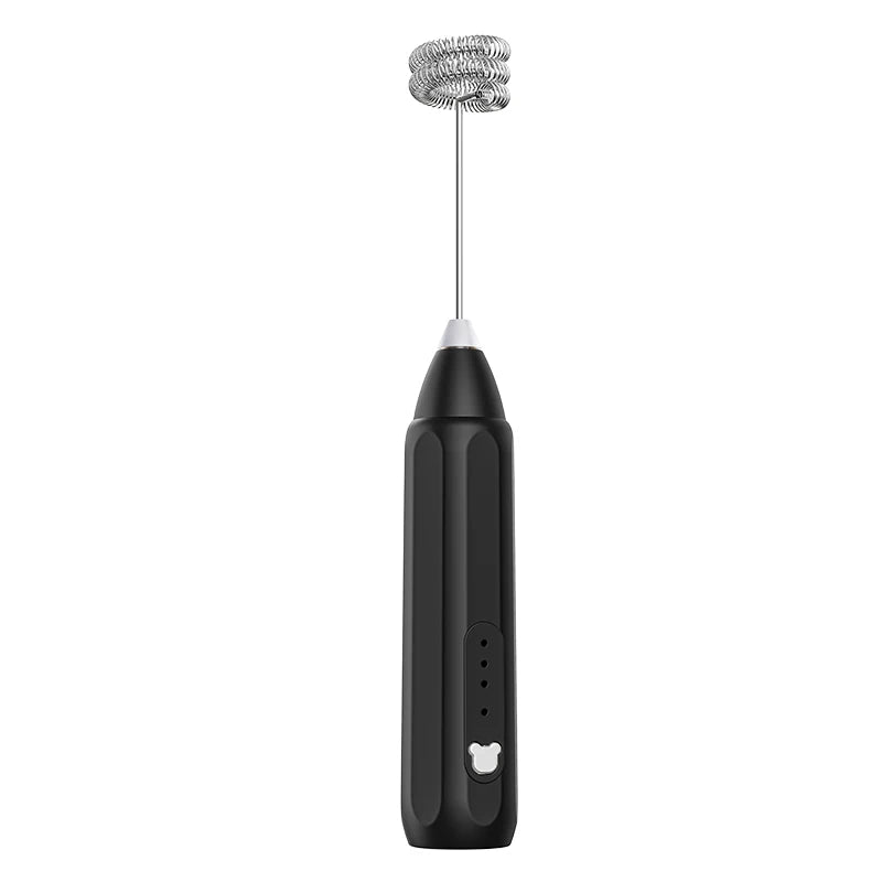 Milk Frother: MINI Coffee Frother USB Rechargeable 3-Speed Foam Maker