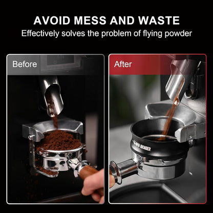 Espresso Tamper Dosing Funnel 51/54/58mm Barista Tool