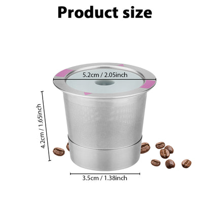 Reusable Coffee Pods - Stainless Steel Filters for Keurig