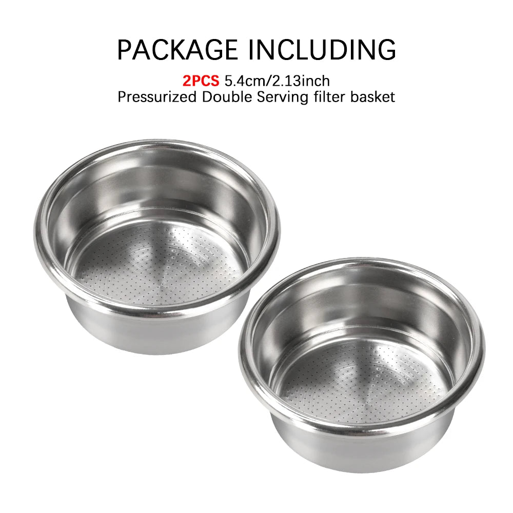 54mm Dual Wall Coffee Filter Basket for Breville Sage Espresso Makers