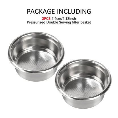 54mm Dual Wall Coffee Filter Basket for Breville Sage Espresso Makers
