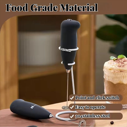 Mini Electric Whisk: Handheld Coffee & Egg Mixer