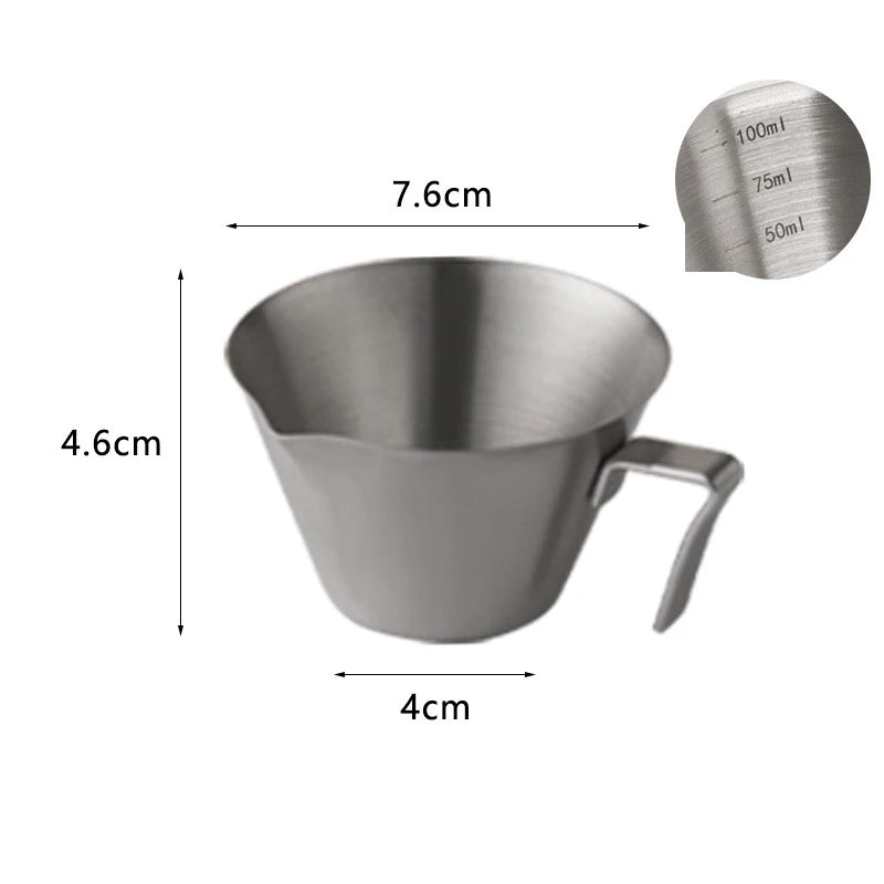 Espresso Measuring Cup with Handle & V-Spout