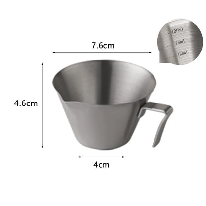 Espresso Measuring Cup with Handle & V-Spout